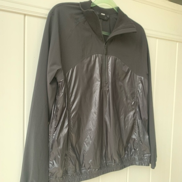 Lululemon All Roads Half 1/2 Zip Black Pullover Jacket Windbreaker Like New Sz 6 - Picture 6 of 13